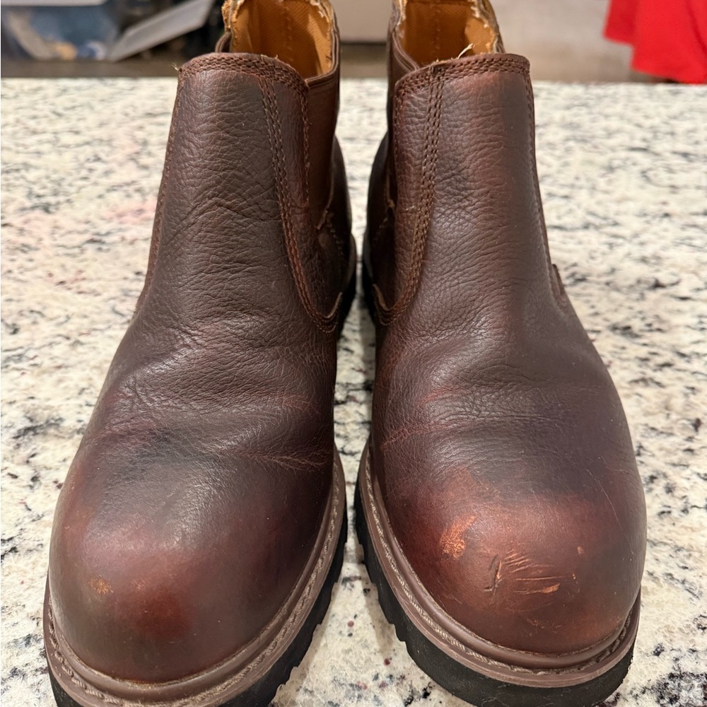 Carhartt Dark Brown Leather Boots